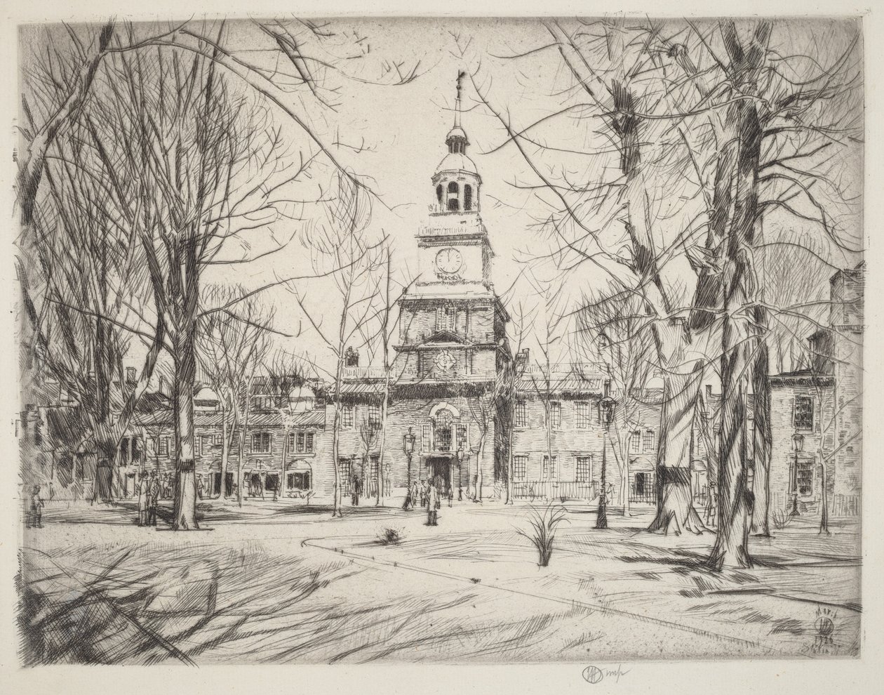Independence Hall by Childe Hassam