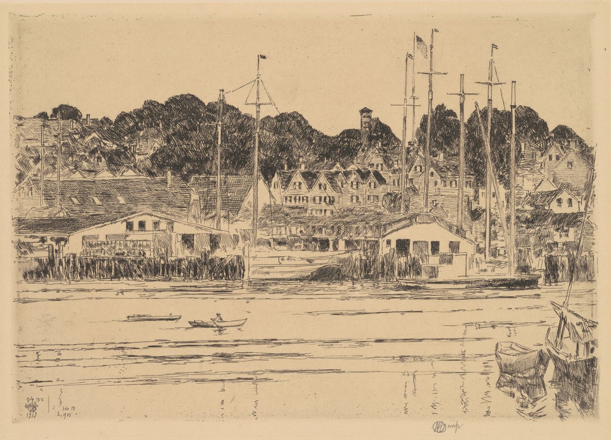 Inner Harbor, Gloucester by Childe Hassam