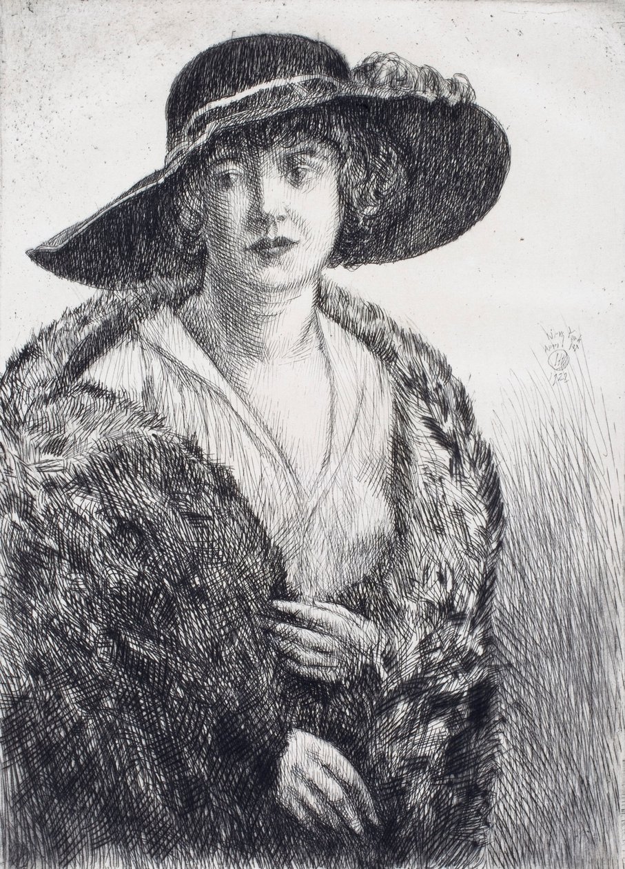 Miss Erminie Gagnon by Childe Hassam