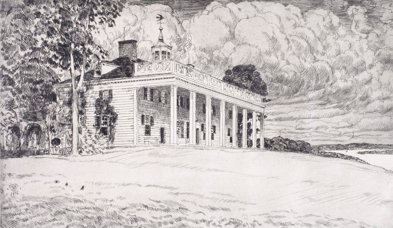 Mount Vernon by Childe Hassam