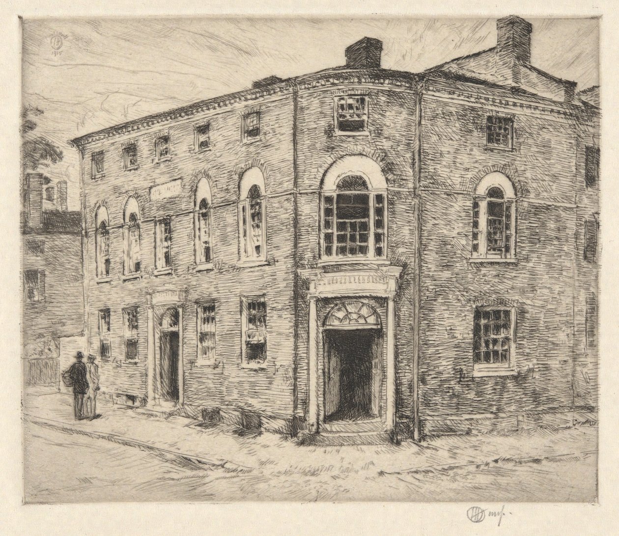 Old Custom House, Portsmouth, 1915 by Childe Hassam
