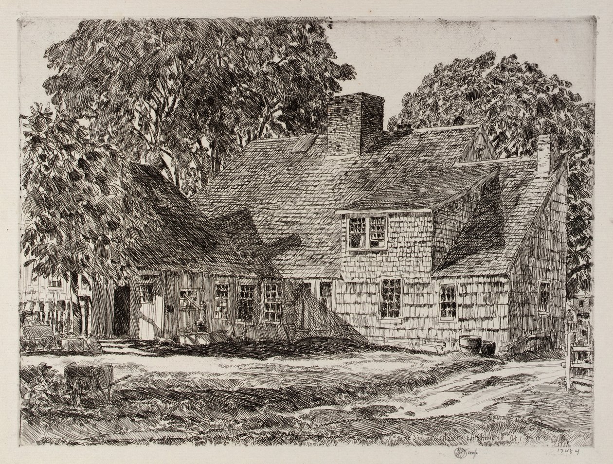 Old Dominy House by Childe Hassam