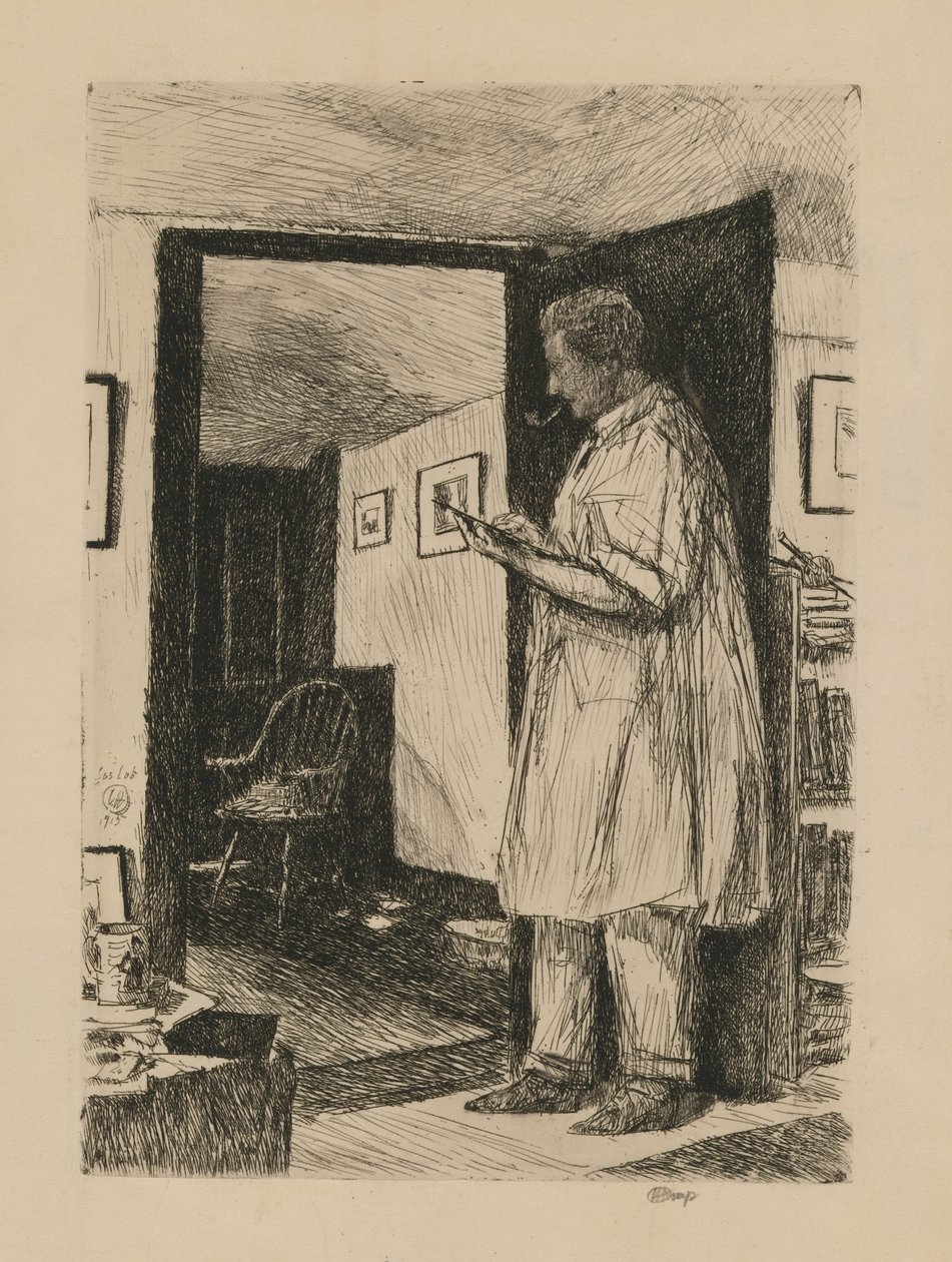 The Etcher by Childe Hassam