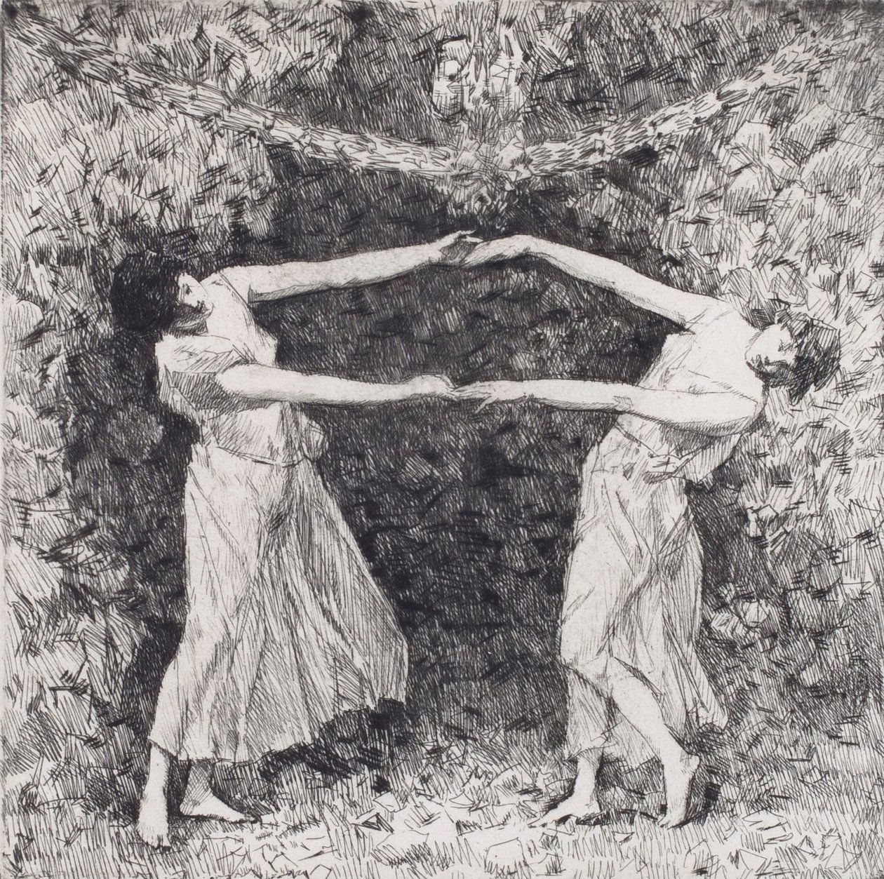 The Laurel Dance by Childe Hassam
