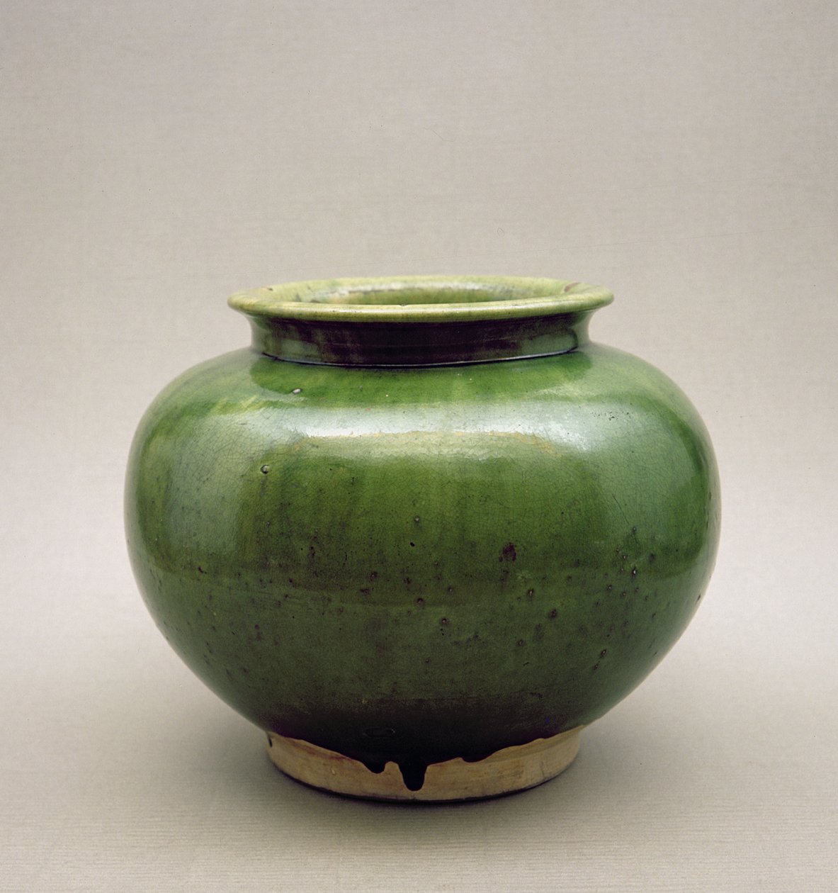 Chinese jar, Yueh ware, Six Dynasties (265-589AD) by Chinese School