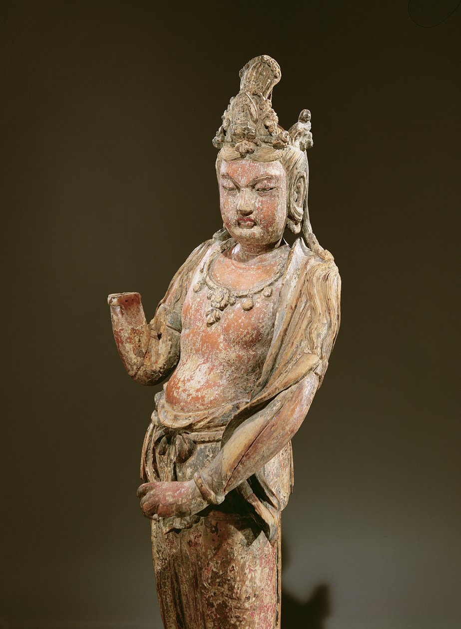 Standing Kuan-yin, Yuan Dynasty, 1282 (detail)