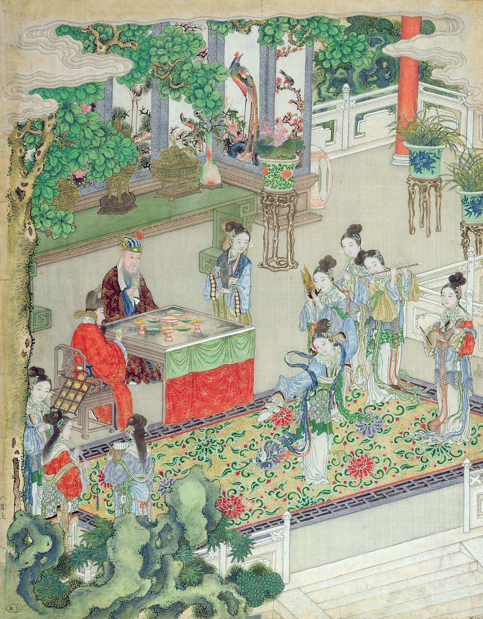 A Chinese Mandarin being Entertained by Chinese School