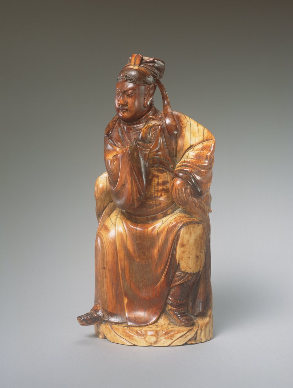 Figure of Guandi Seated, 14th-15th Century by Chinese School