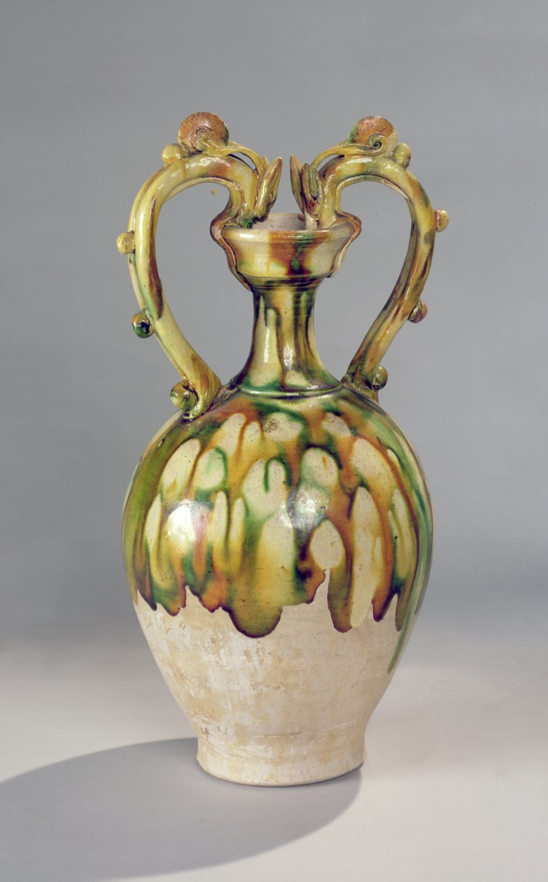Amphora with Dragon Head Handles, Tang Dynasty by Chinese School