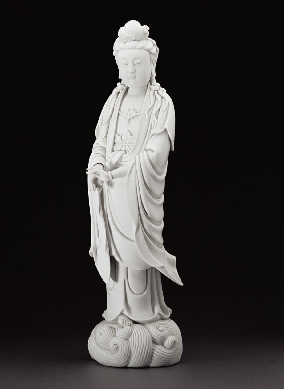 Blanc de Chine Figure of Guanyin, c.1800 by Chinese School