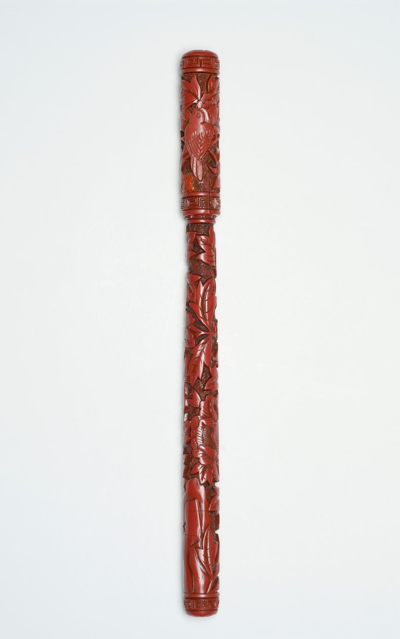 Carved Brush and Cover, Chinese, 16th century by Chinese School