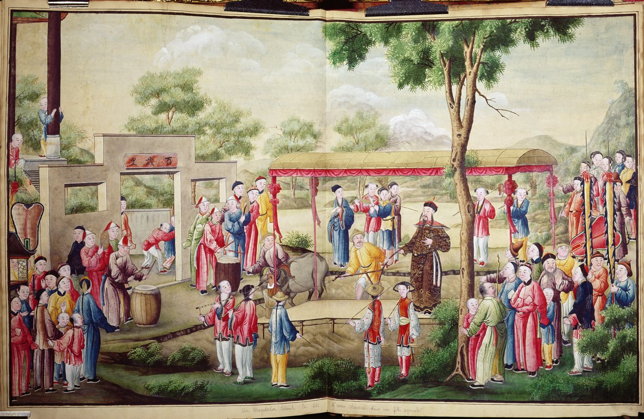 The Ploughing Festival in China by Chinese School