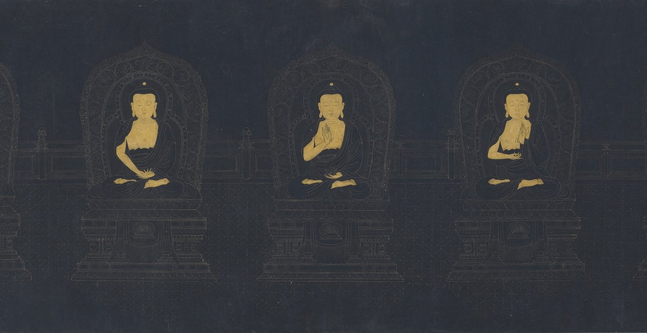 The Seven Buddhas of the Past by Chinese School