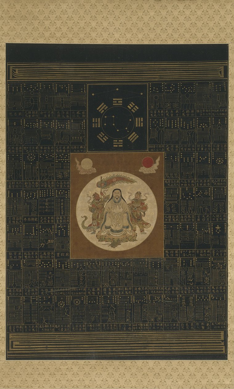 Zhenwu with the Eight Trigrams, the Northern Dipper, and Talismans, Qing Dynasty by Chinese School