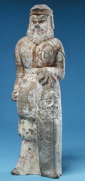 Statuette of a Barbarian Warrior by Chinese School Chinese School