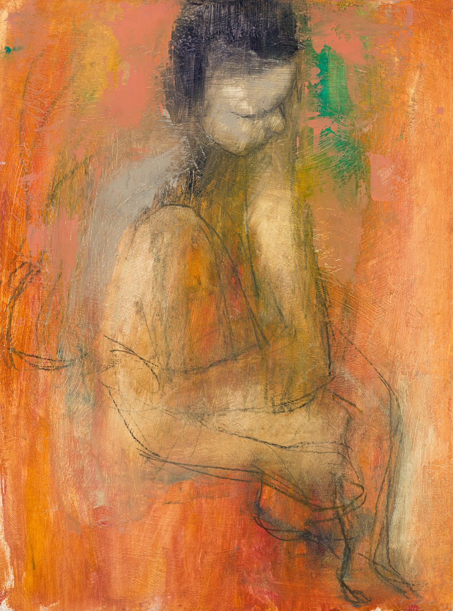 Alex, Abstract Life Painting, 2021 by Ching Fun Tso