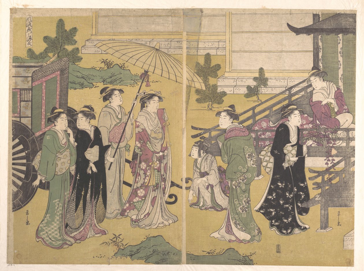 Fuji no Uraha by Chobunsai Eishi