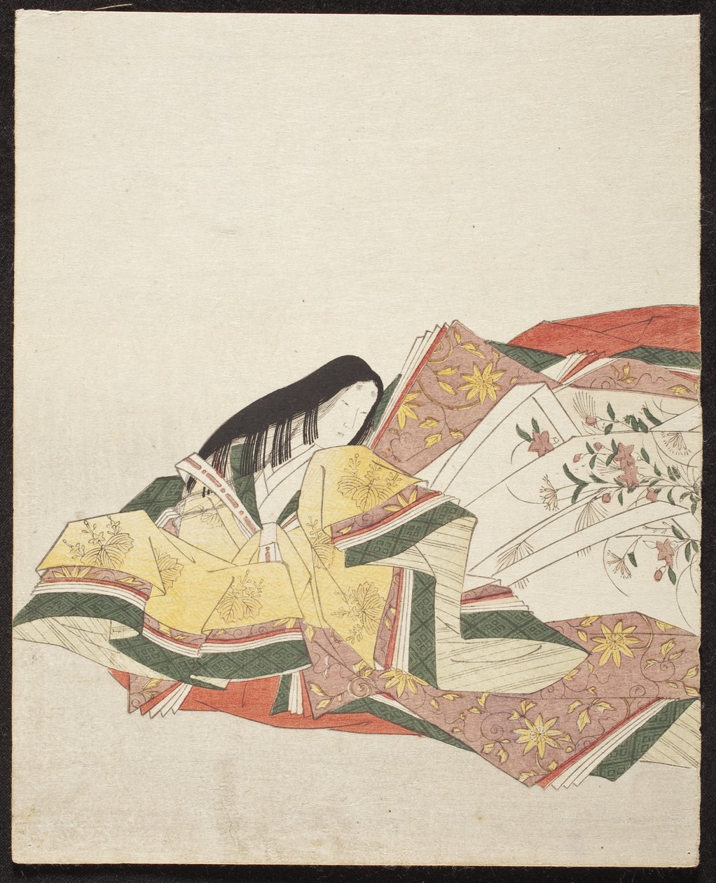 Poetess by Chobunsai Eishi
