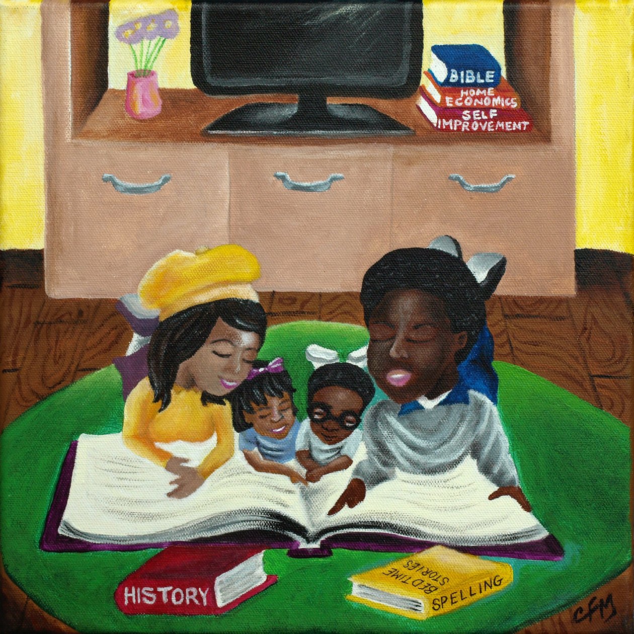 A Family that Reads Together, 2015 by Chris Fabor