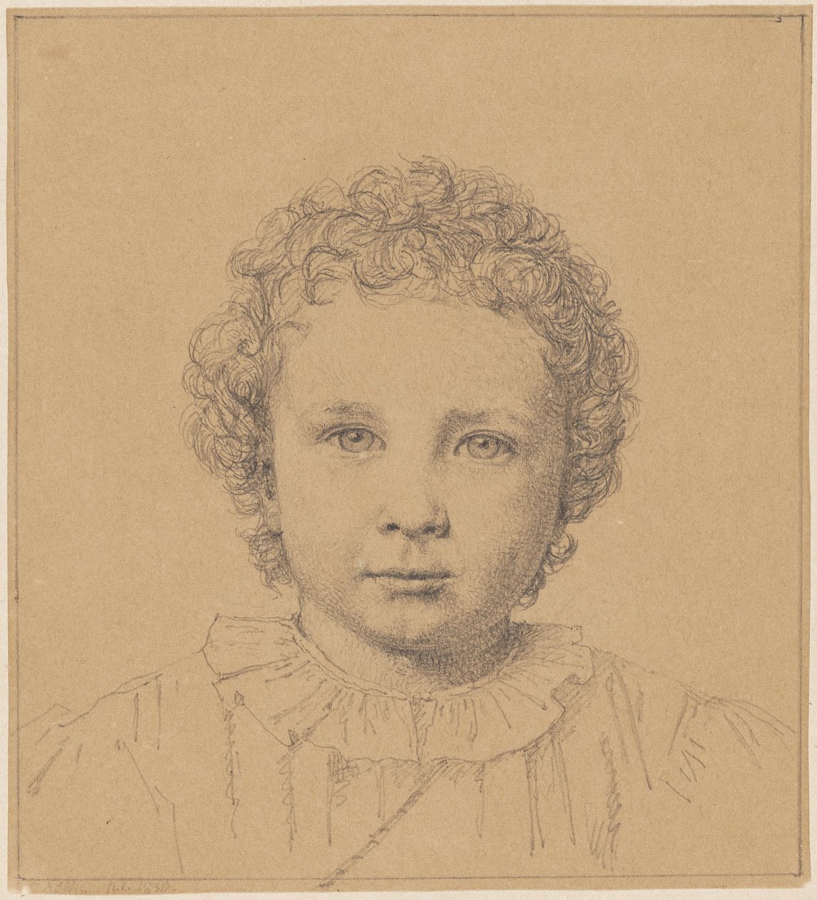Carl Ludvig Vilhelm Rømer von Nutzhorn (1828-1899), Minister of Interior and Attorney General, Governor of Vejle County by Christen Købke