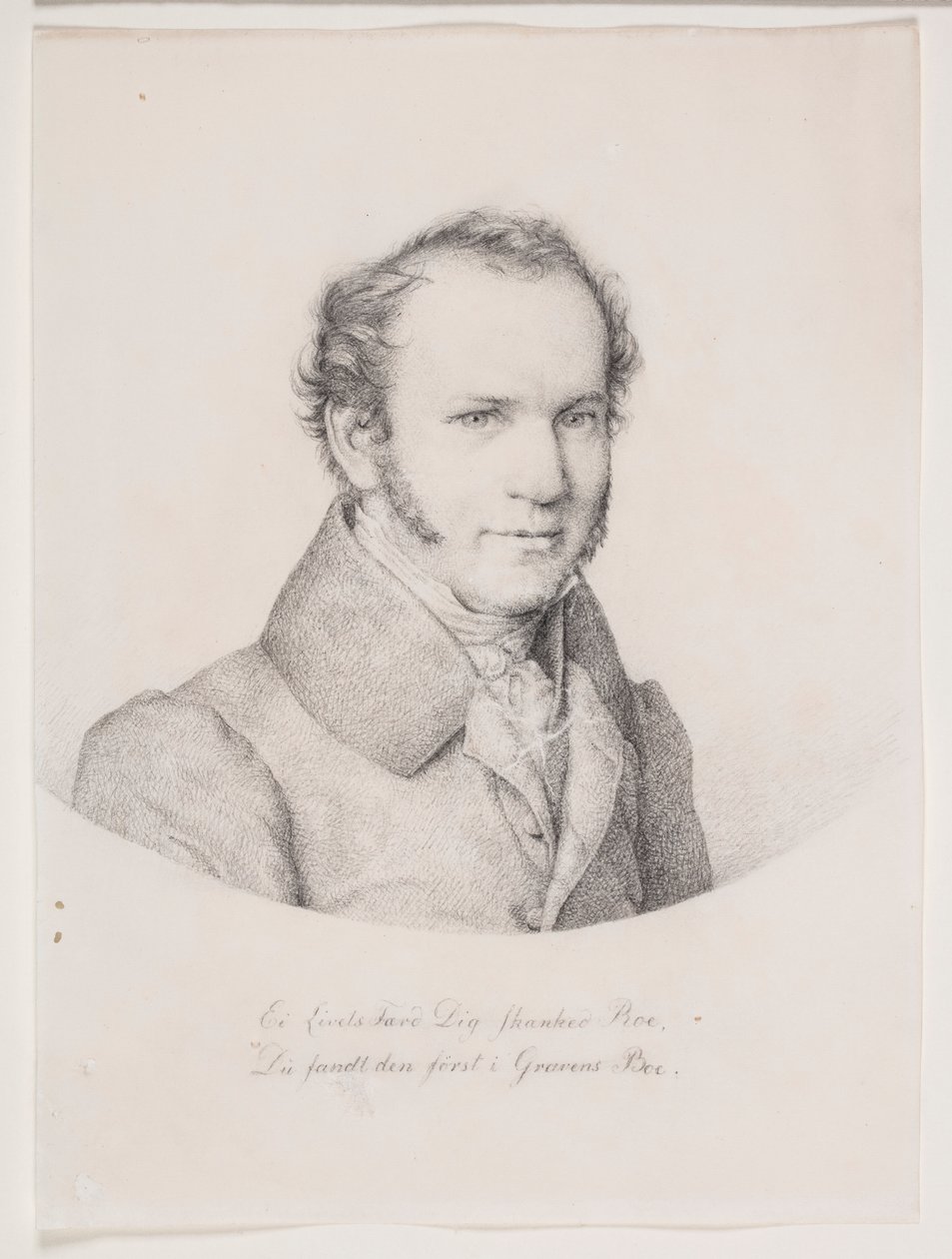 Portrait of Niels Schyth by Christen Købke