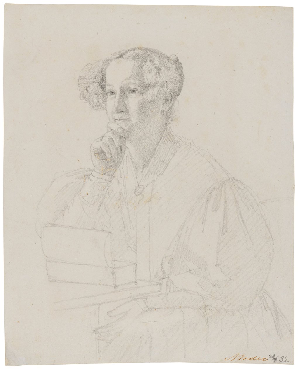 Portrait of Susanne Dorothea Ryder 1814-1889 by Christen Købke