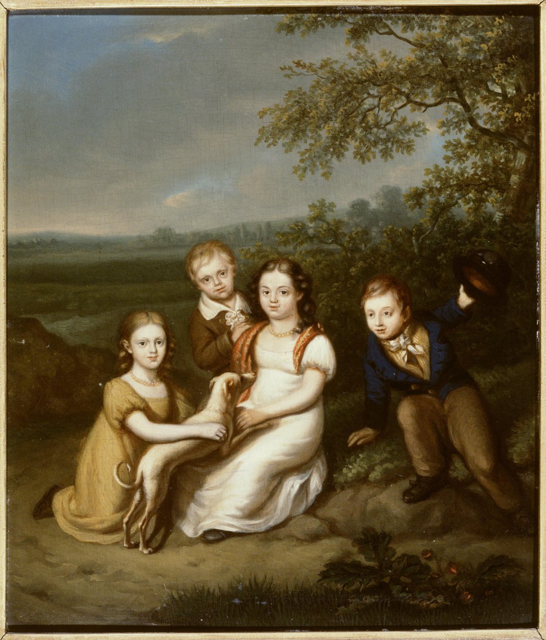 Portrait of the Children of Nicolaas van Heukelom (1761-1809) by Christiaan van Geelen