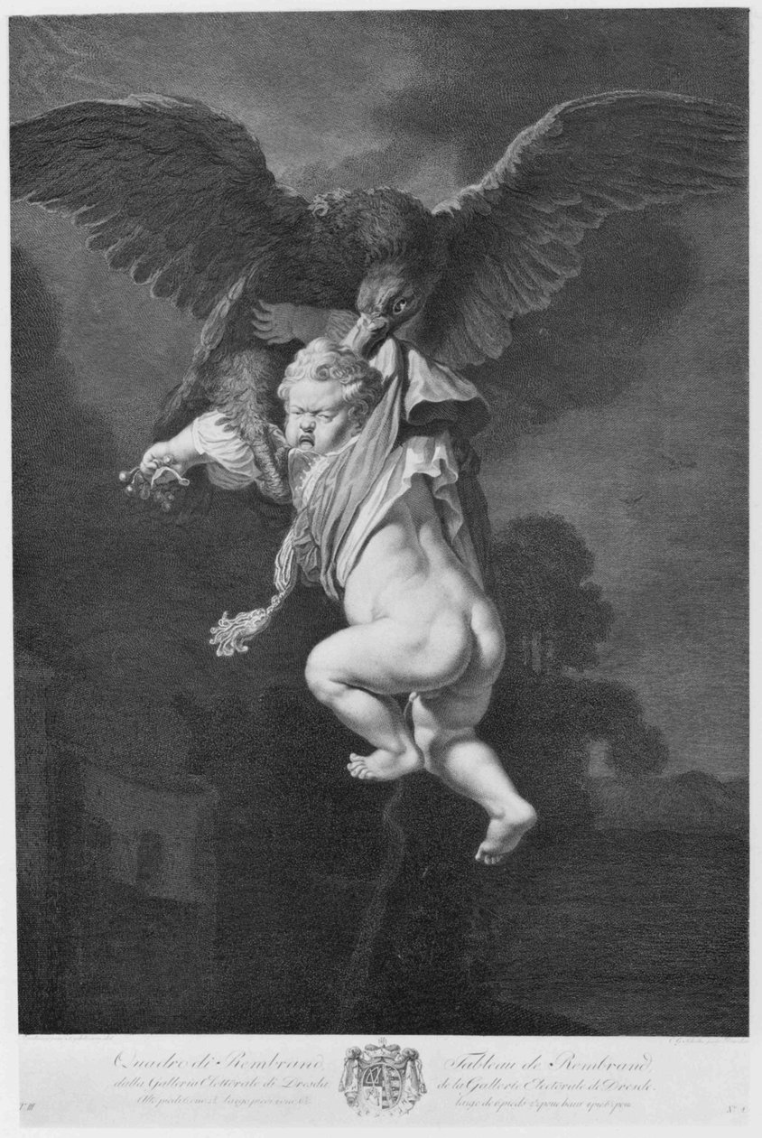 Ganymede in the Clutches of the Eagle by Christian Gottfried Schultze