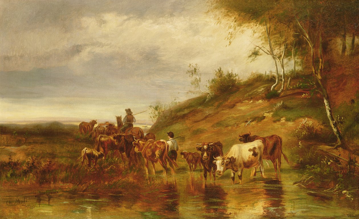 The Watering Place by Christian Mali