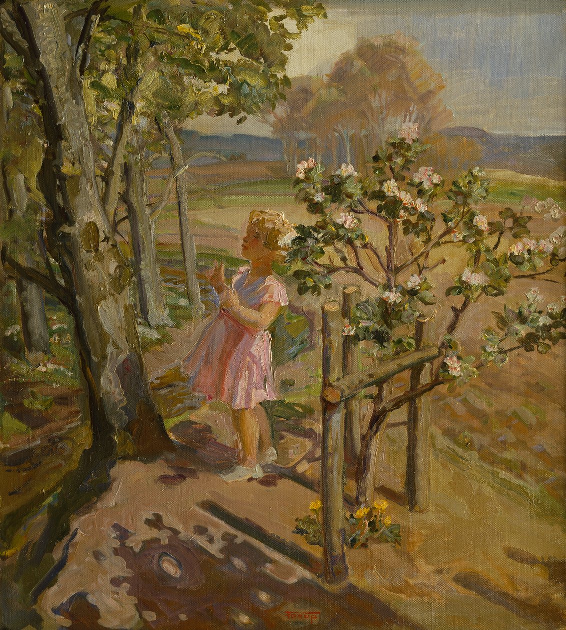 In The Orchard by Christian Carl Forup