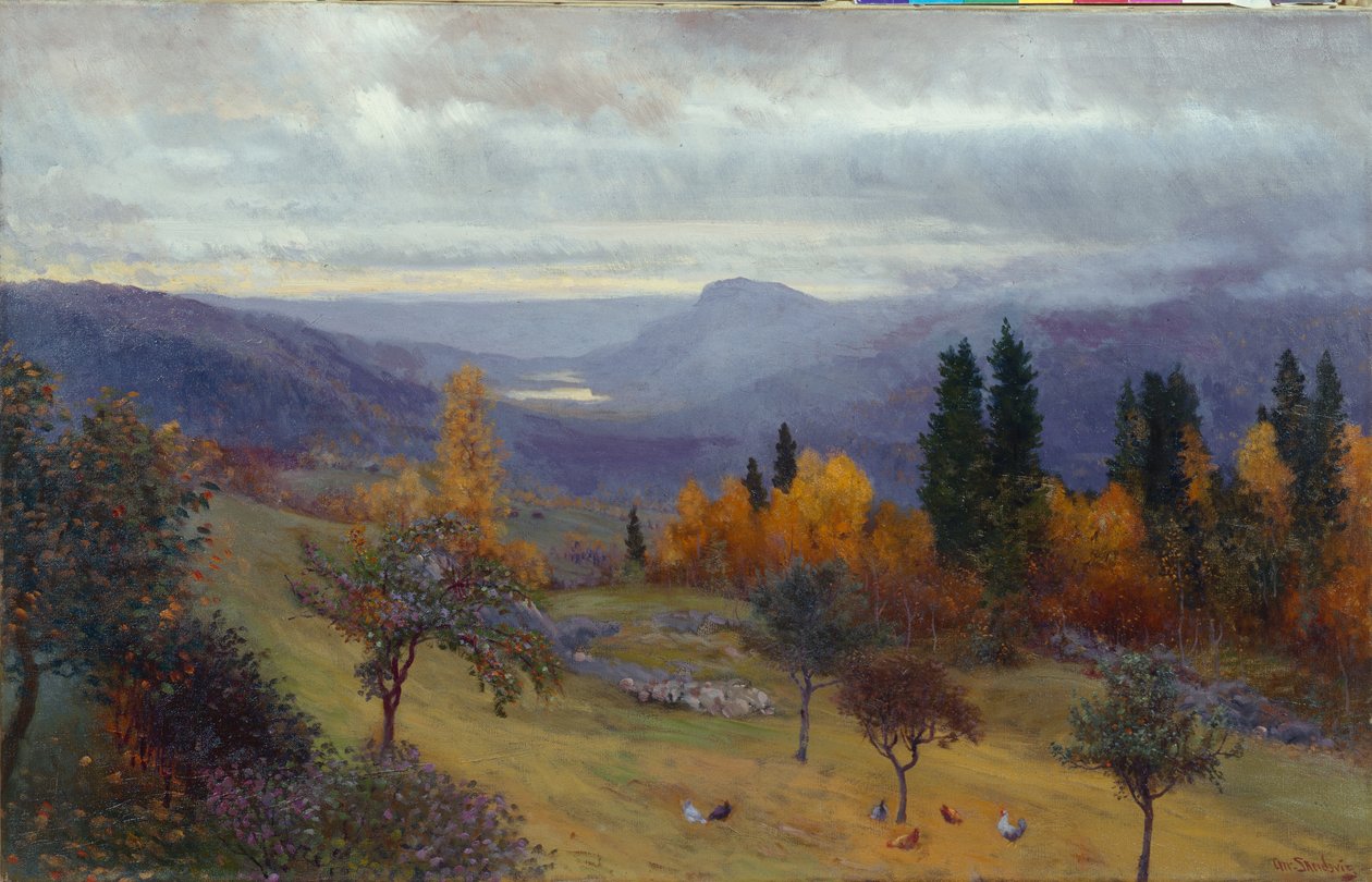 Autumn in my Garden by Christian Eriksen Skredsvig