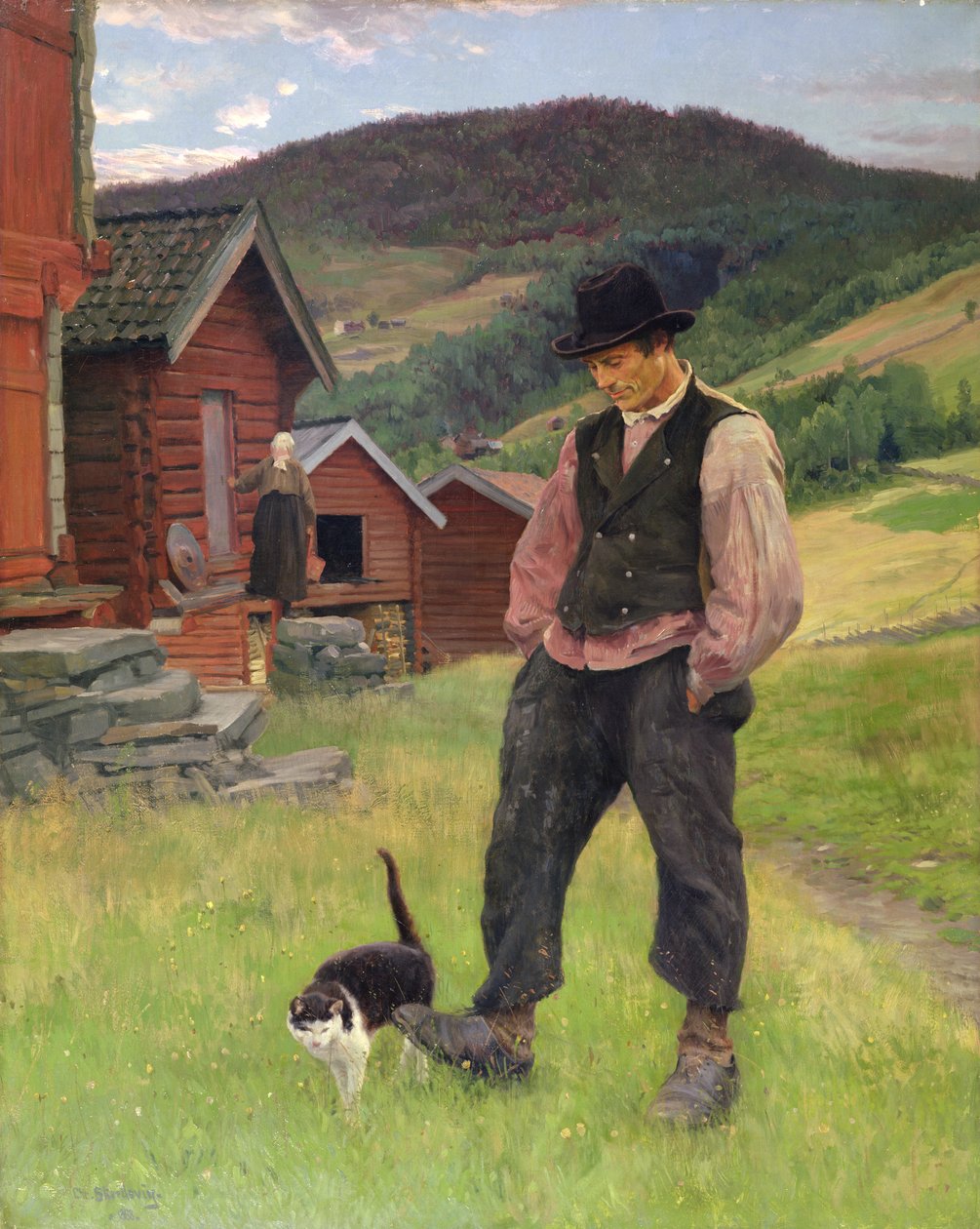 Idyll by Christian Eriksen Skredsvig