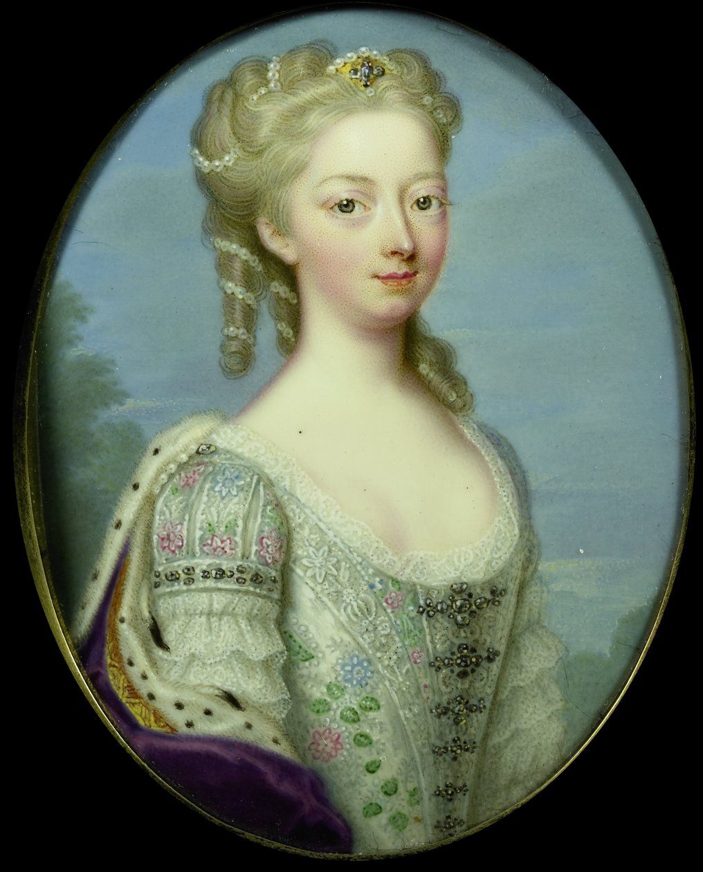 Anna, Princess of Hanover (1709-59), Wife of William IV, Prince of Orange-Nassau by Christian Friedrich Zincke
