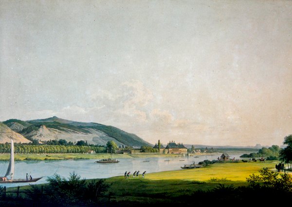 Pillnitz and its surroundings, near Dresden by Christian Gottlob Hammer