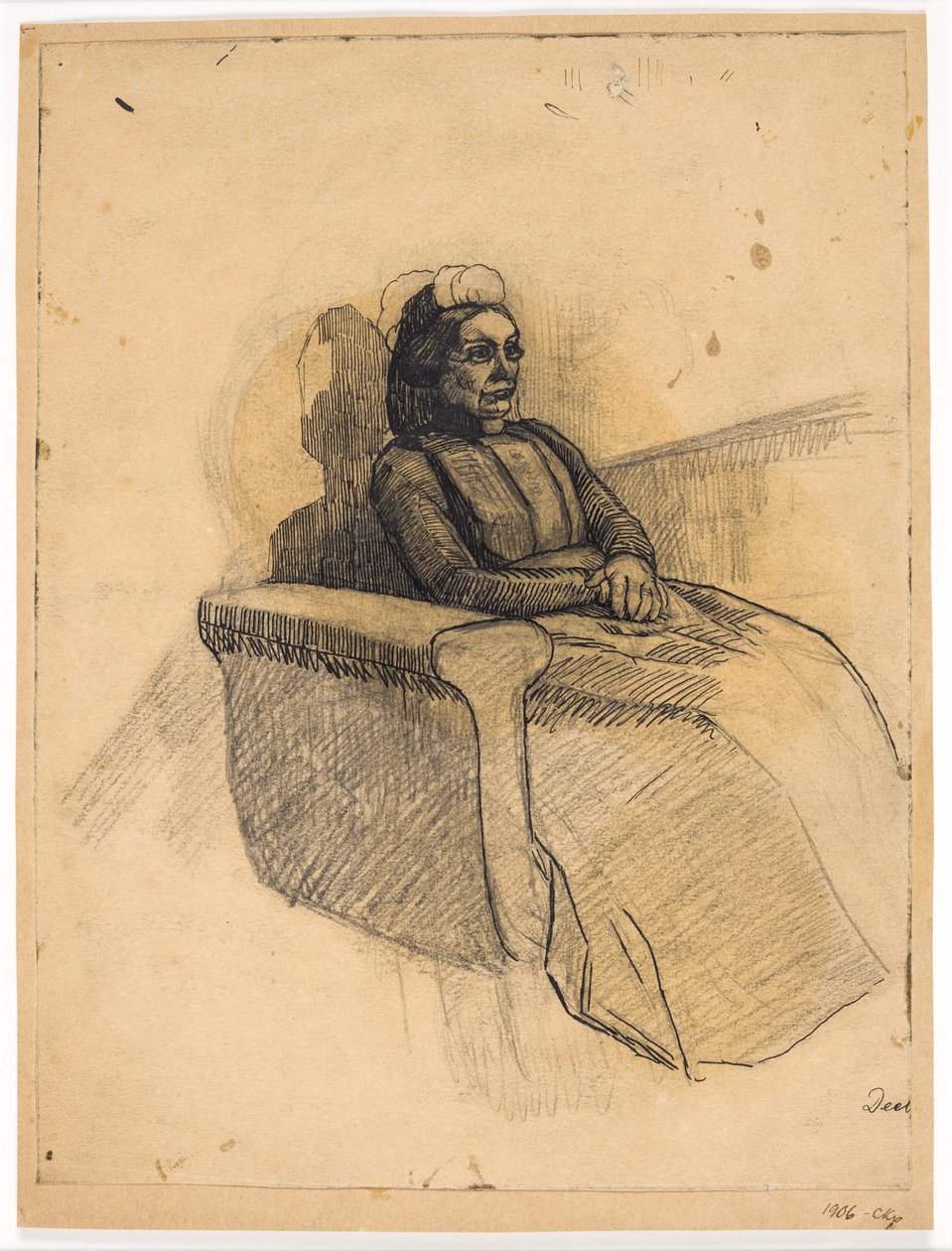 Lady on a Sofa by Christian Kongstad Petersen