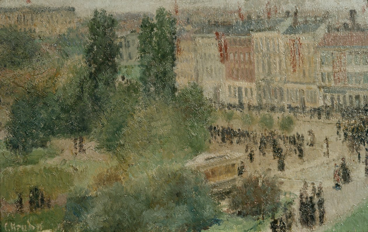 Eidsvoll Square by Christian Krohg