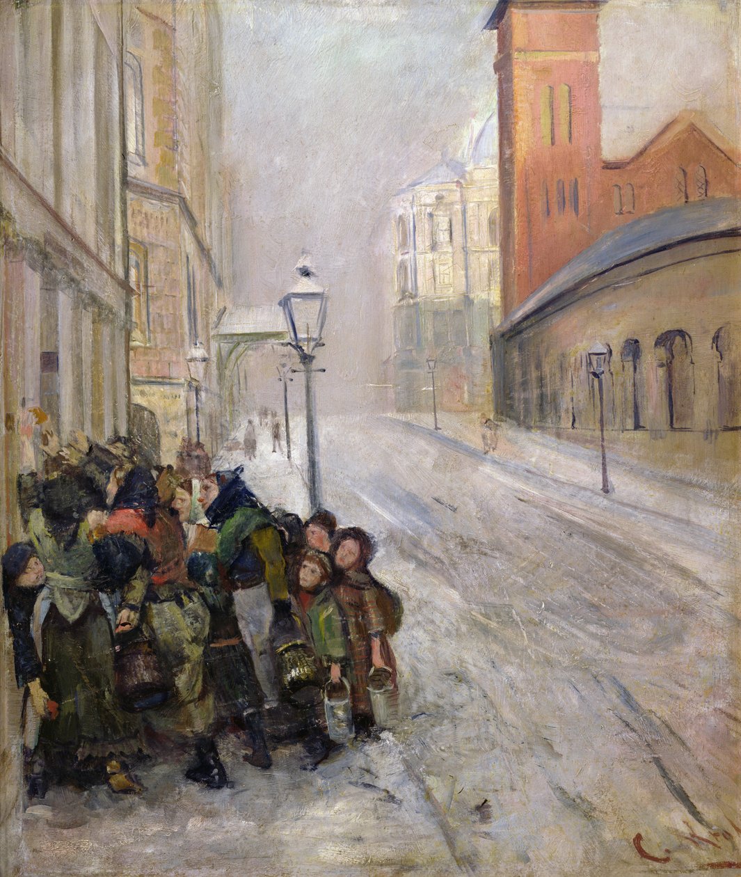 The battle for survival by Christian Krohg
