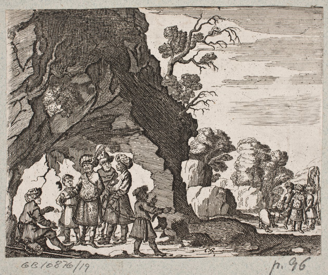 Illustration to Adam Olearius, 