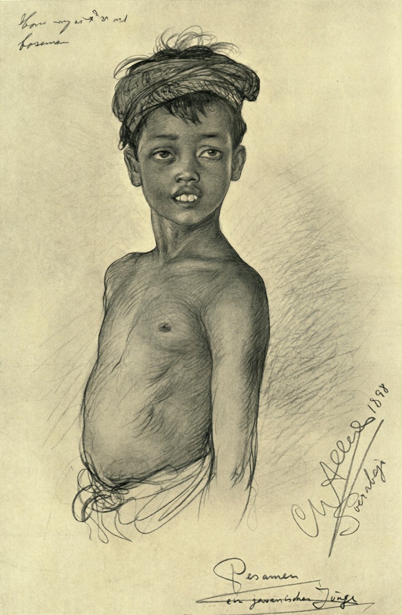 Pesamen - a Javanese Boy from Surabaya, Java by Christian Wilhelm Allers