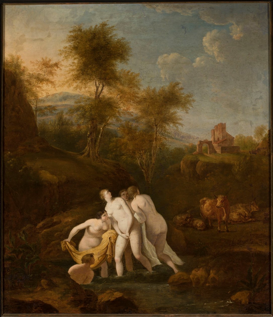 Bath of the Nymphs by Christian Wilhelm Ernst Dietrich