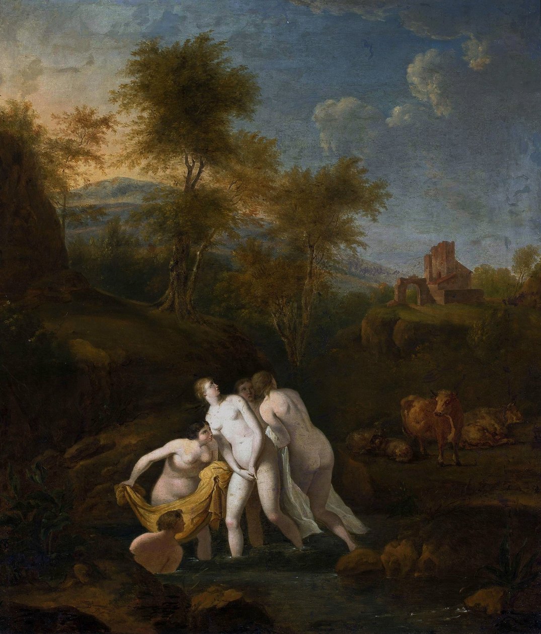 Bath of Nymphs by Christian Wilhelm Ernst Dietrich