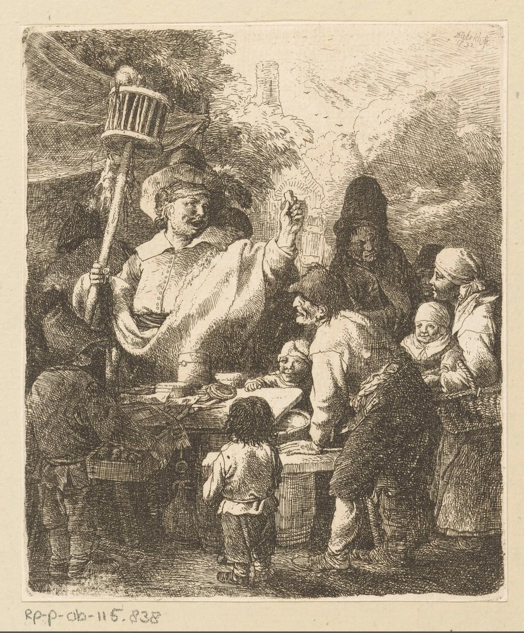 Rat Poison Seller by Christian Wilhelm Ernst Dietrich