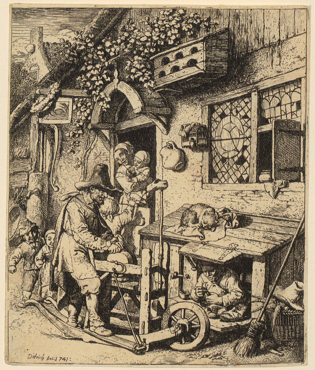 Knife Grinder by Christian Wilhelm Ernst Dietrich