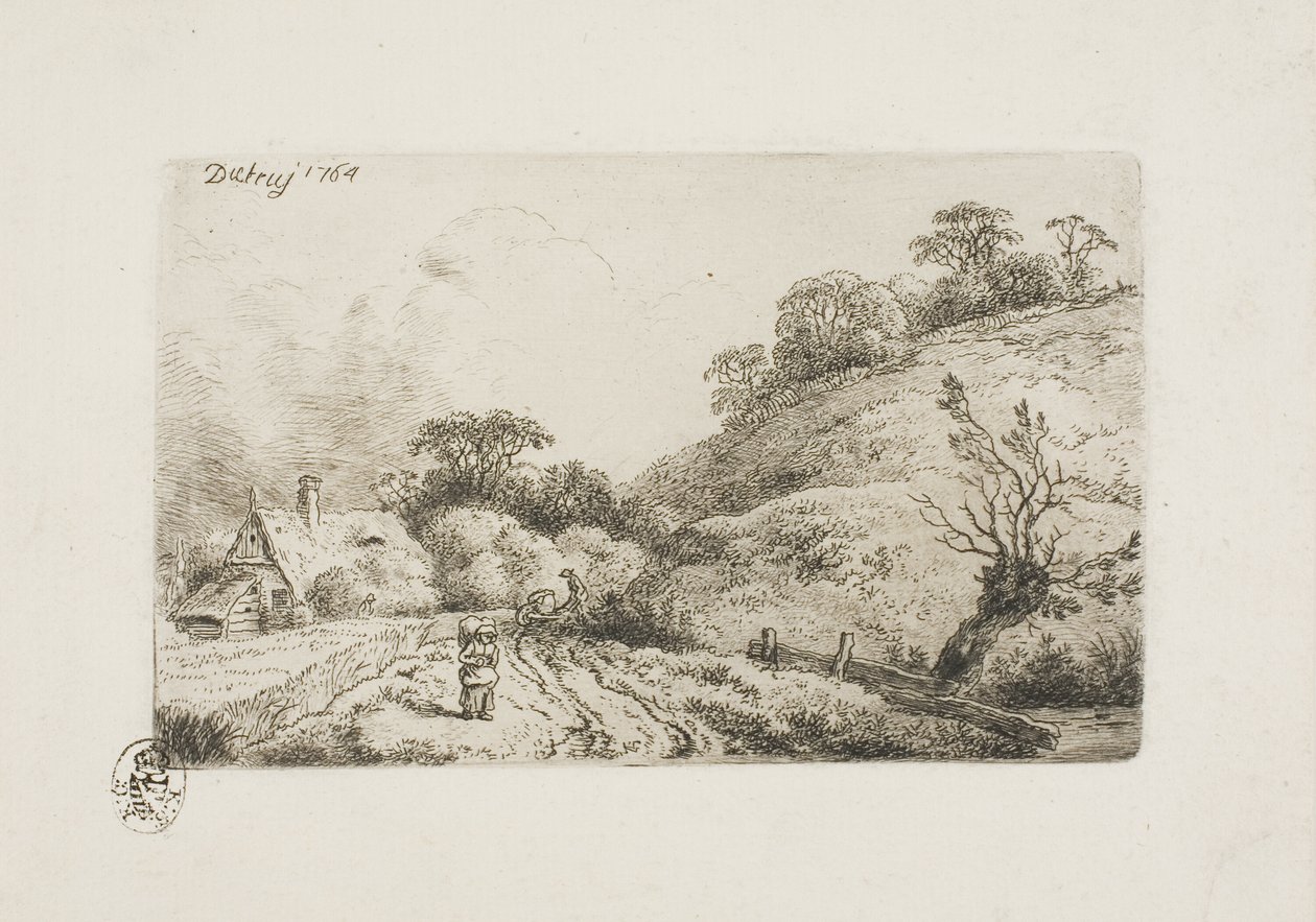 The Cornfield by Christian Wilhelm Ernst Dietrich