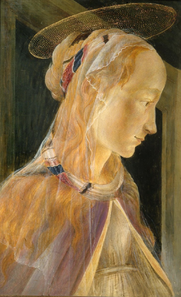 Head of the Magdalene (after Sandro Botticelli) by Christina Herringham