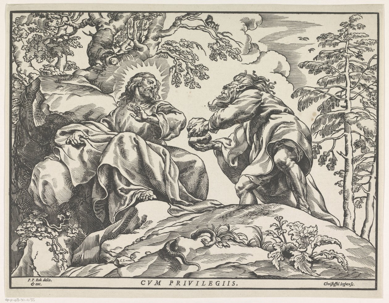 Temptation of Christ by Christoffel Jegher