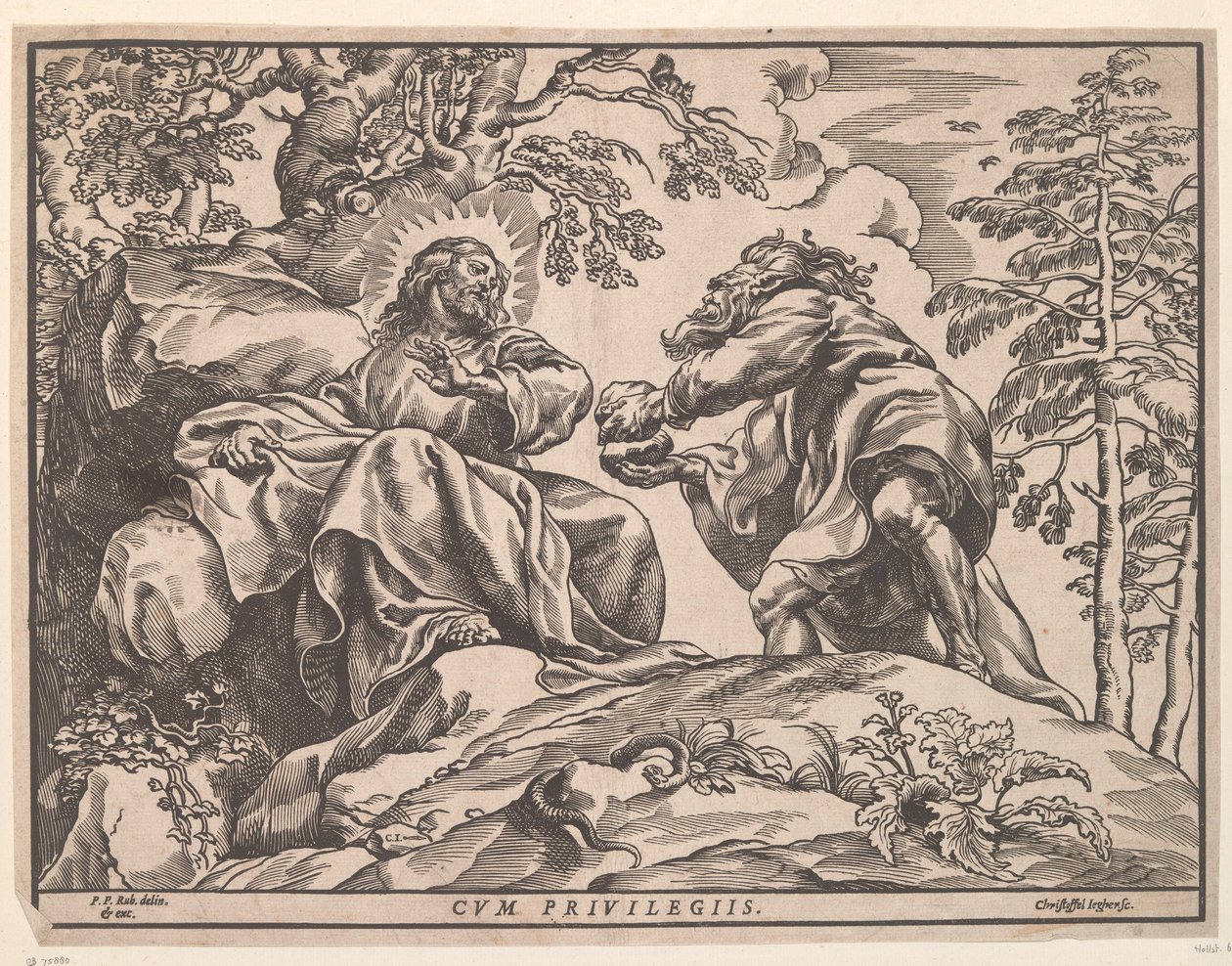 Temptation of Christ by Christoffel Jegher
