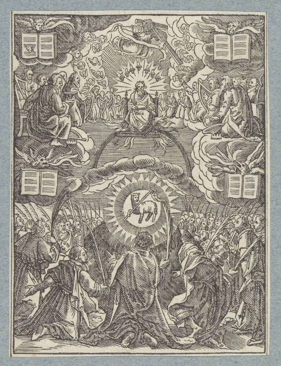 Adoration of the Lamb of God by Christoffel van Sichem (II)