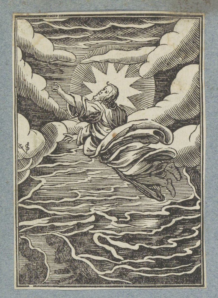 First Day of Creation: Separation of Light and Darkness by Christoffel van Sichem (II)