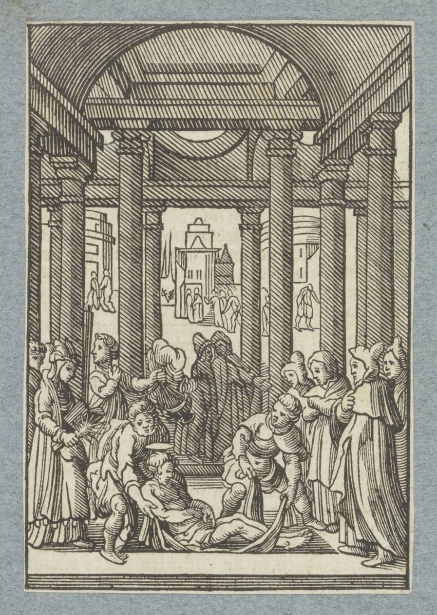 Burial of Stephen by Christoffel van Sichem (II)